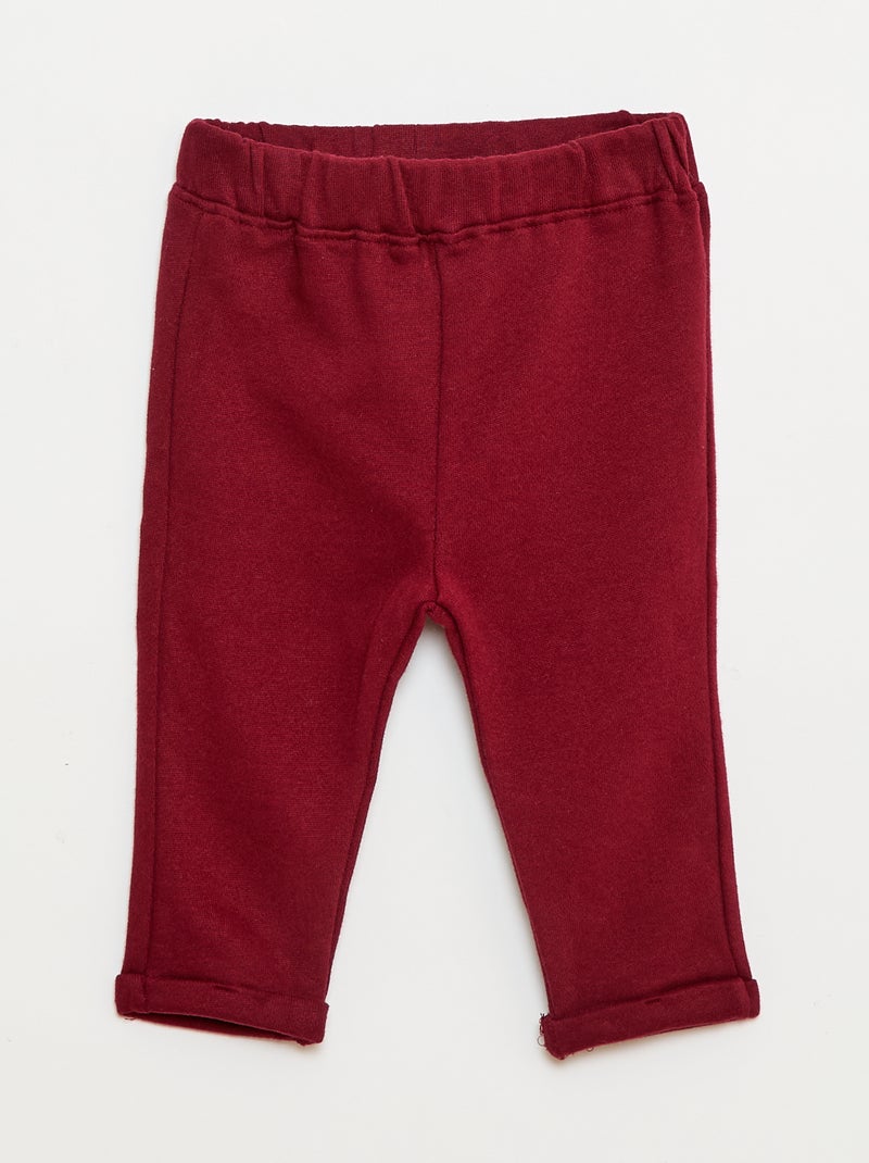 Tweedelig setje - Sweater + broek Rood - Kiabi