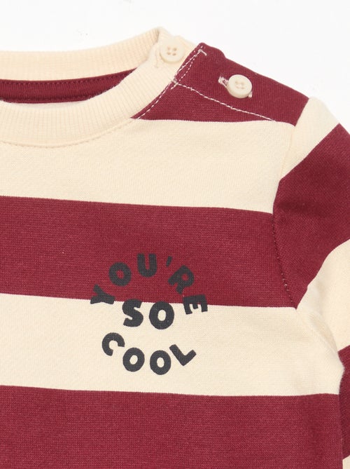 Tweedelig setje - Sweater + broek - Kiabi