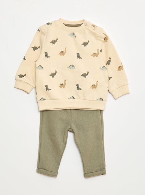 Tweedelig setje - Sweater + broek - Kiabi