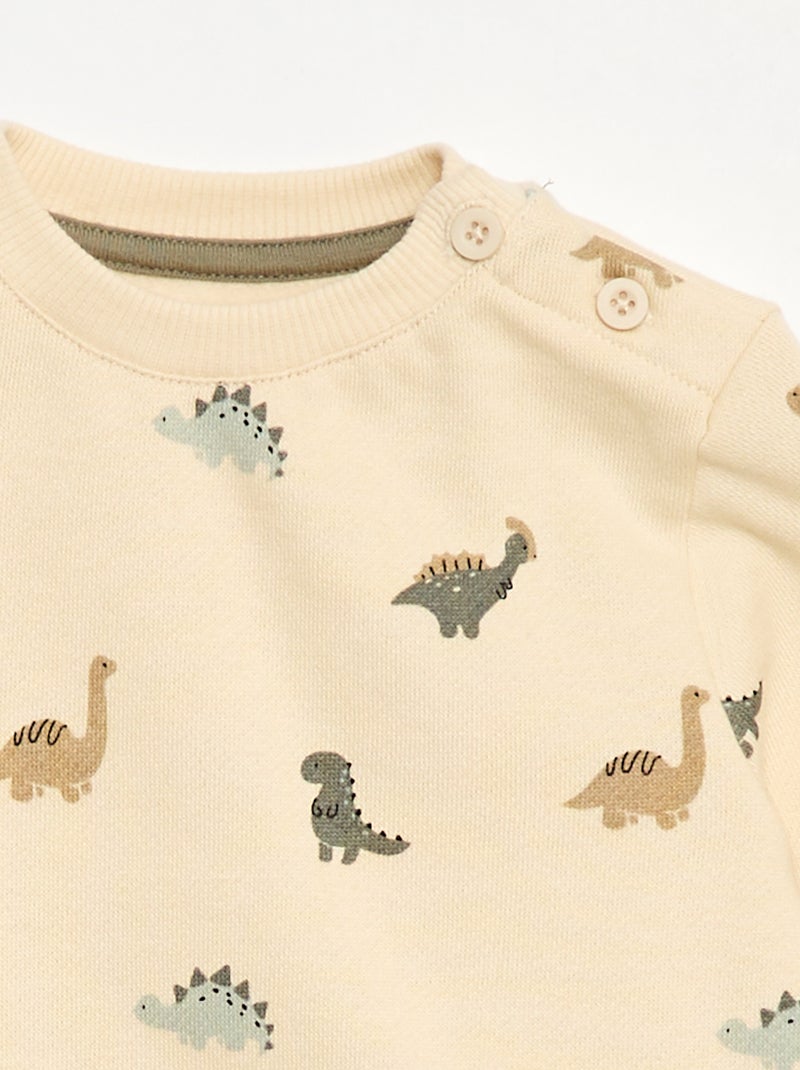 Tweedelig setje - Sweater + broek Wit - Kiabi