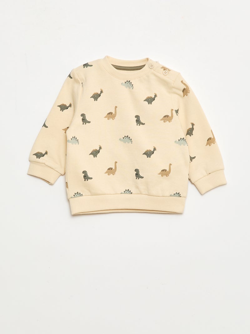 Tweedelig setje - Sweater + broek Wit - Kiabi