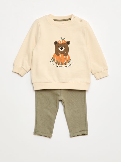 Tweedelig setje - Sweater + broek - Kiabi