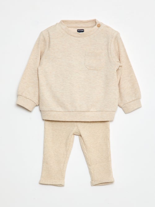 Tweedelig setje - Sweater + legging - Kiabi