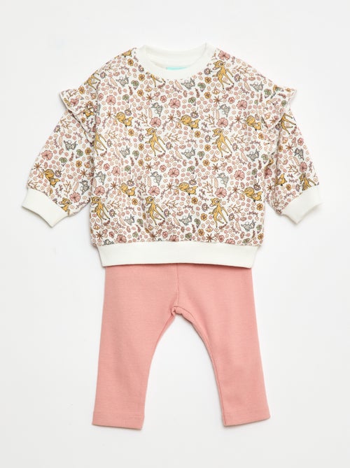 Tweedelig setje - Sweater + legging 'Disney' - Kiabi