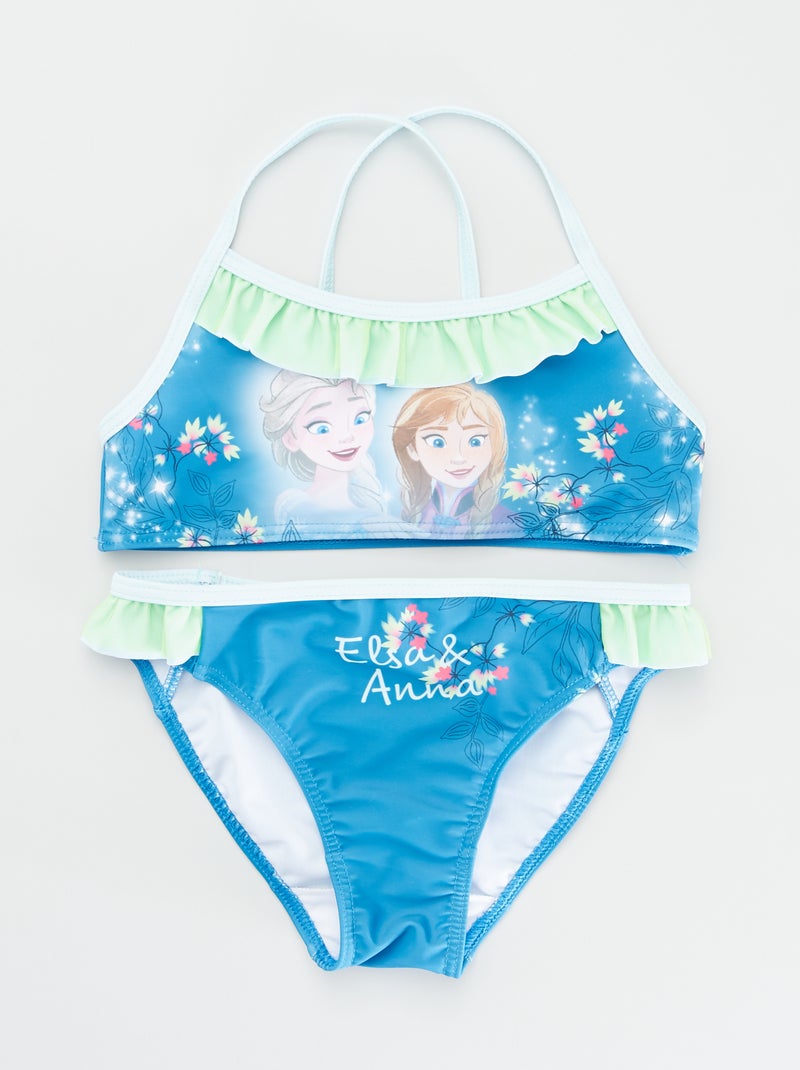 Tweedelig zwempakje 'Frozen' blauw - Kiabi
