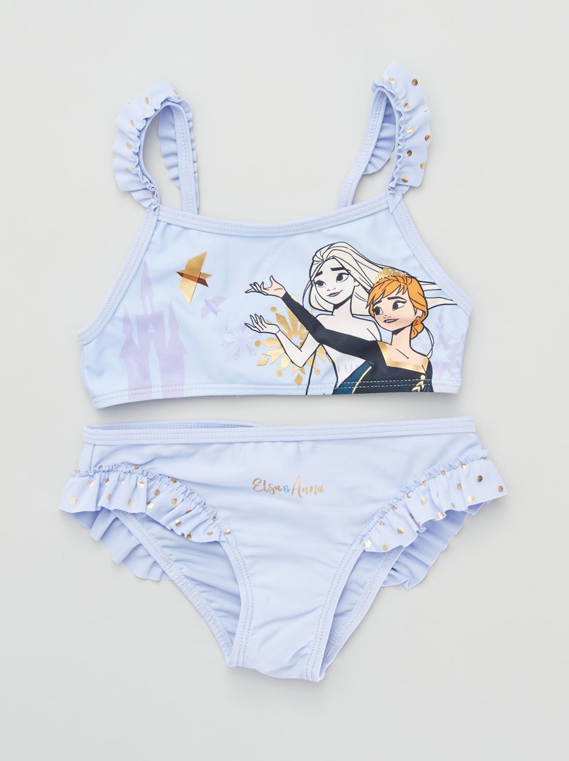 Tweedelig zwempakje 'Frozen' 'Disney' BLAUW - Kiabi