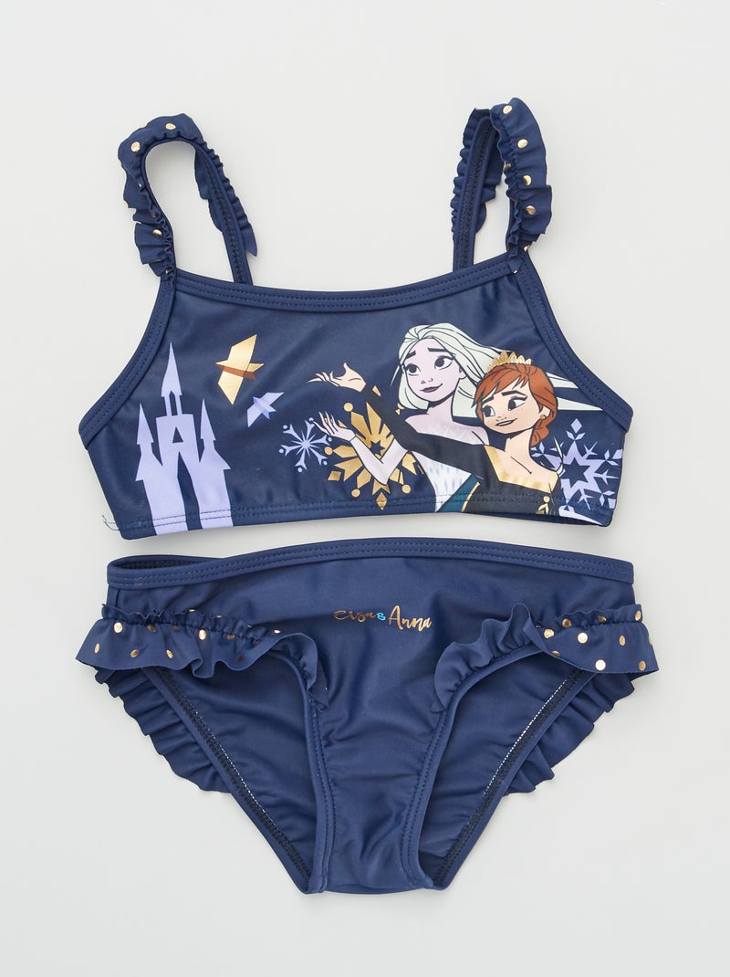 Tweedelig zwempakje 'Frozen' 'Disney' BLAUW - Kiabi