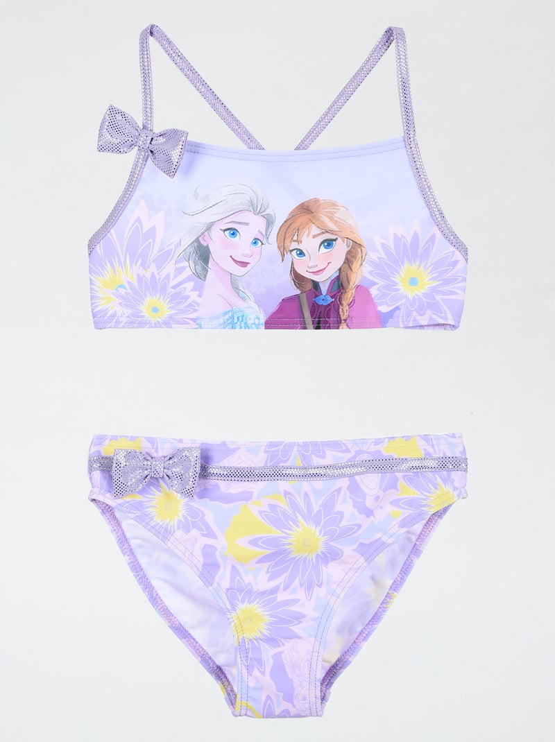 Tweedelig zwempakje 'Frozen' paars - Kiabi