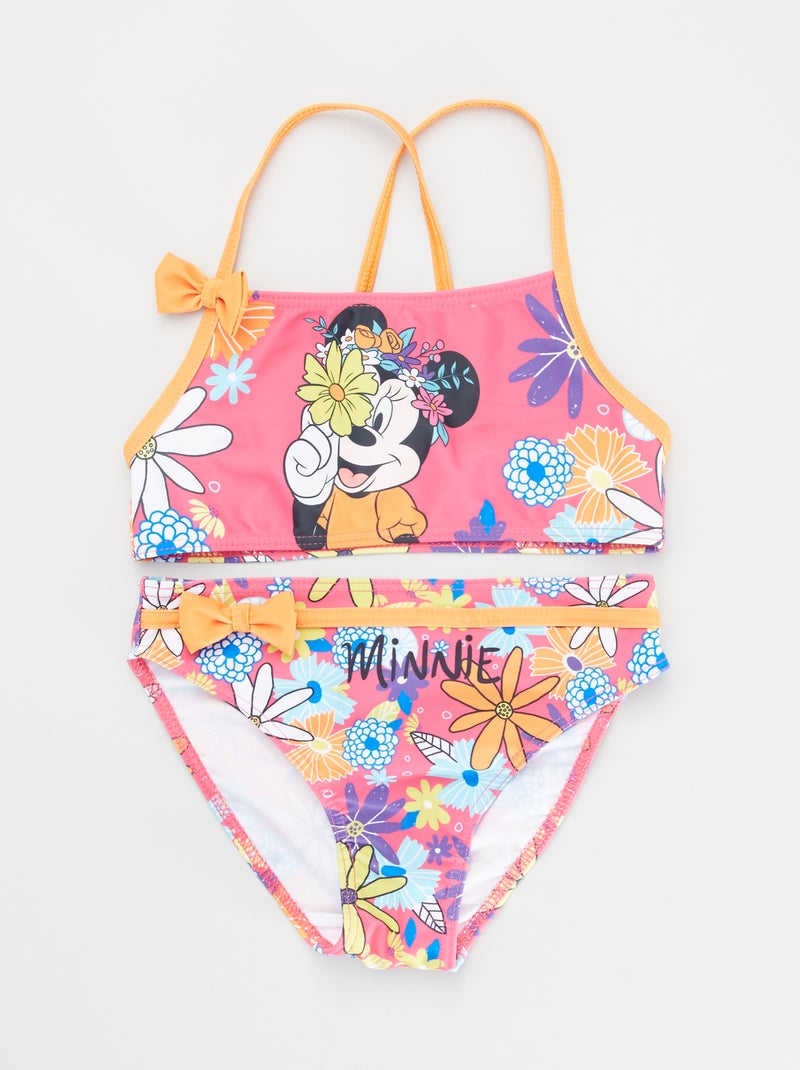 Tweedelig zwempakje 'Minnie' roze / oranje - Kiabi