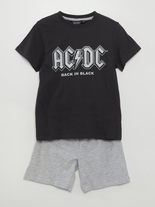 Tweedelige AC/DC-pyjama - 2-delig - Kiabi