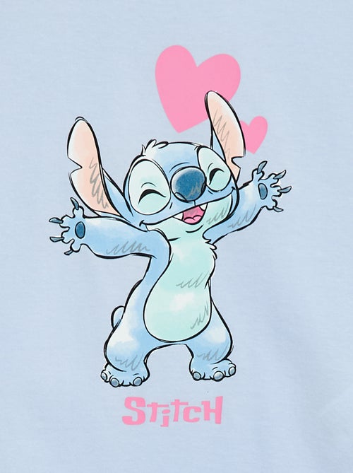 Tweedelige Disney-pyjama met Stitch-print - 2-delig - Kiabi