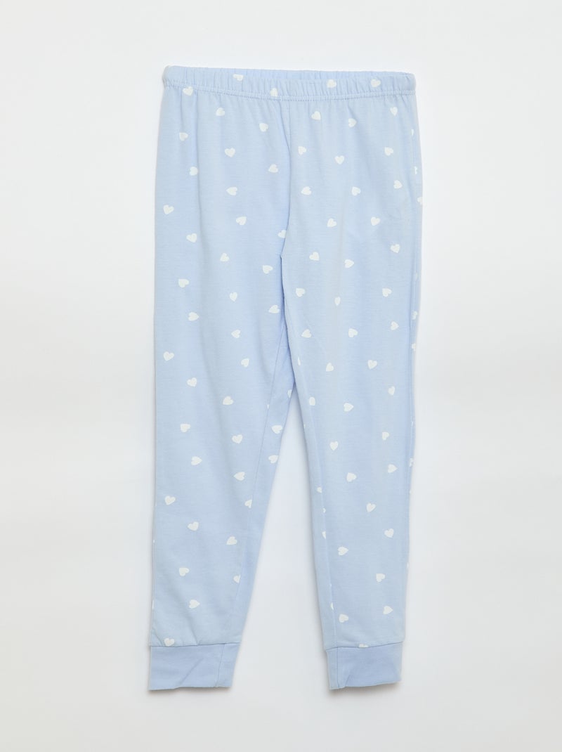 Tweedelige Disney-pyjama met Stitch-print - 2-delig Blauw - Kiabi