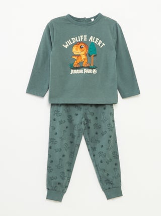 Tweedelige Jurassic Park-pyjama met T-shirt + broek - 2-delig