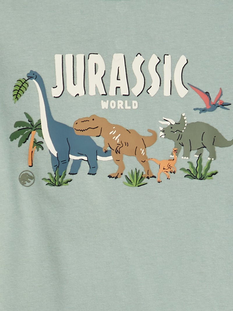 Tweedelige Jurassic World-pyjama - 2-delig GROEN - Kiabi