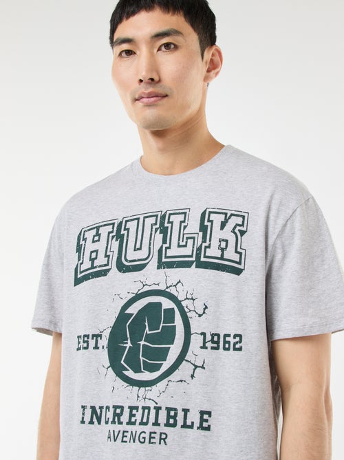 Tweedelige, katoenen Marvel-pyjama met De Hulk-print - Kiabi