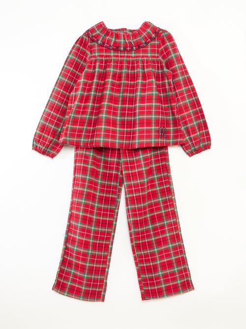 Tweedelige, katoenen pyjama | Kiabi X Catherine Painvin - Kiabi