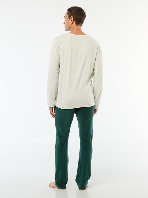 Tweedelige kerstman-pyjama - Kiabi