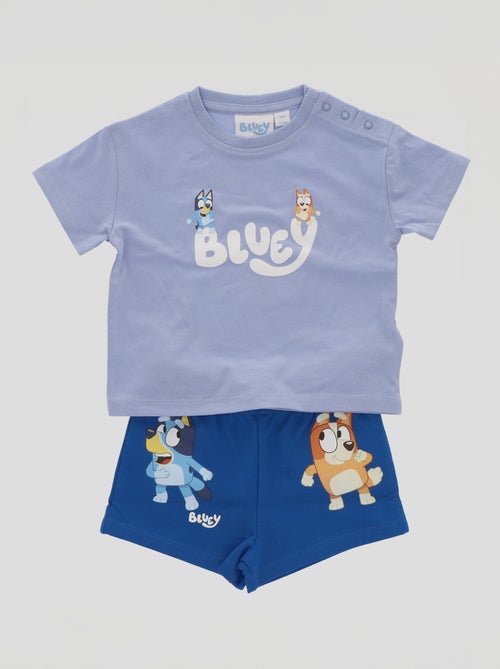 Tweedelige, korte pyjama met 'Bluey'-print - 2-delig - Kiabi