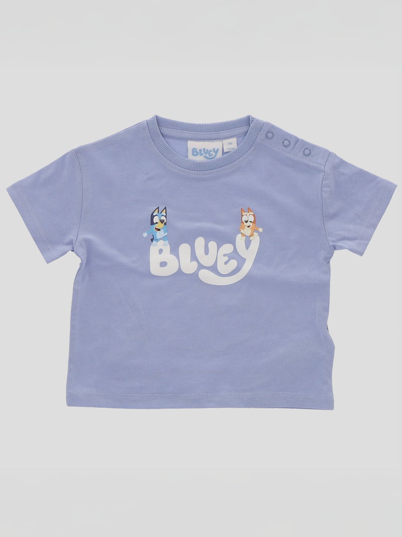 Tweedelige, korte pyjama met 'Bluey'-print - 2-delig BLAUW - Kiabi