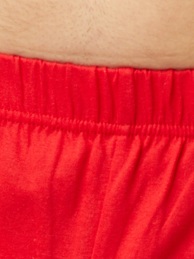 Tweedelige korte pyjama met leuke print GRIJS - Kiabi