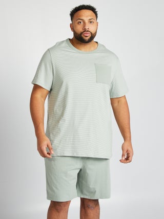 Tweedelige, korte pyjama met T-shirt + short - 2-delig