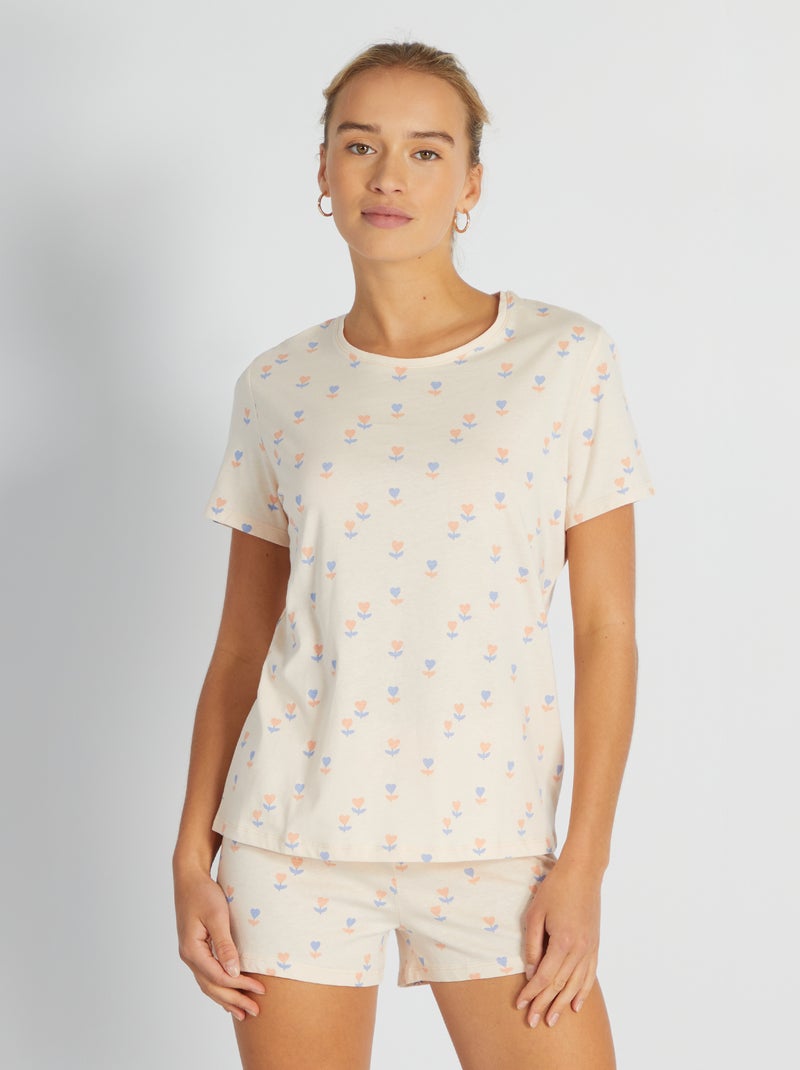Tweedelige korte pyjama ROSE - Kiabi