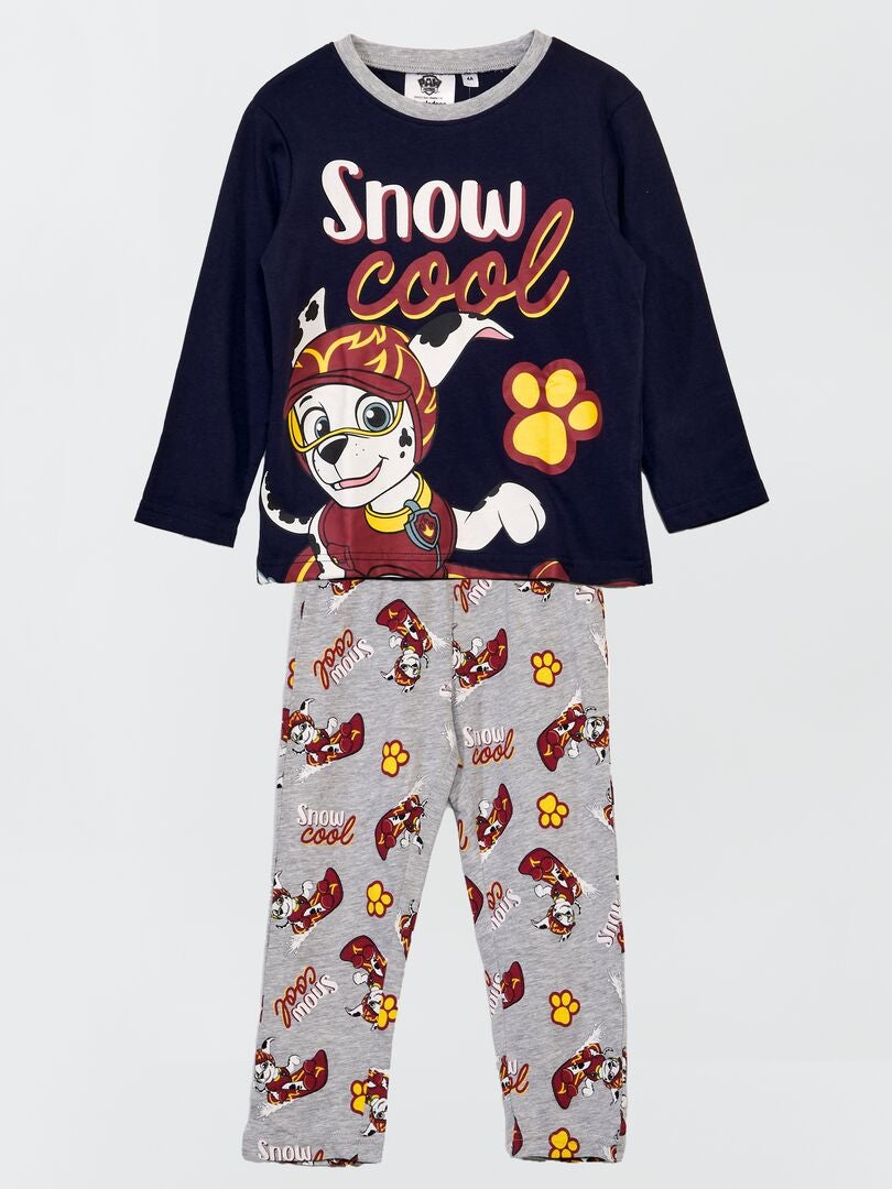 Tweedelige Paw Patrol Pyjama Met T Shirt Broek Delig Rood Kiabi