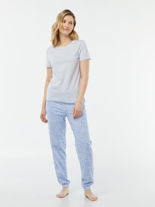 Tweedelige pyjama - T-shirt + broek met print