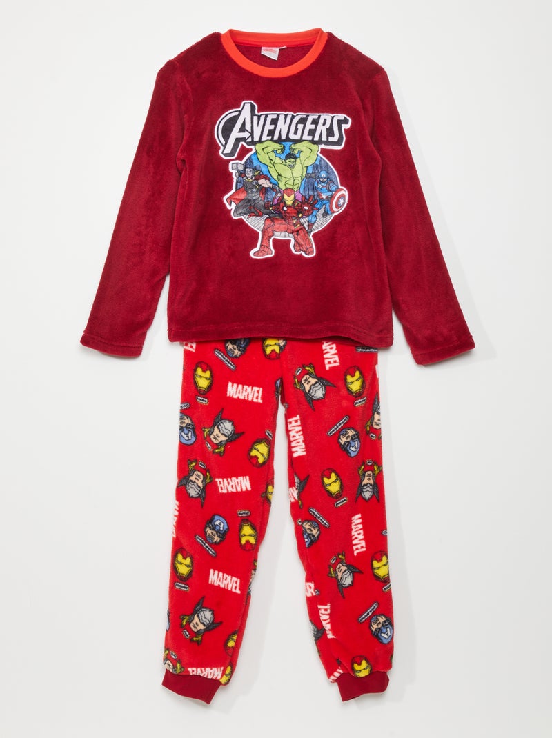 Tweedelige pyjama 'Avengers' 'Marvel' ROOD - Kiabi