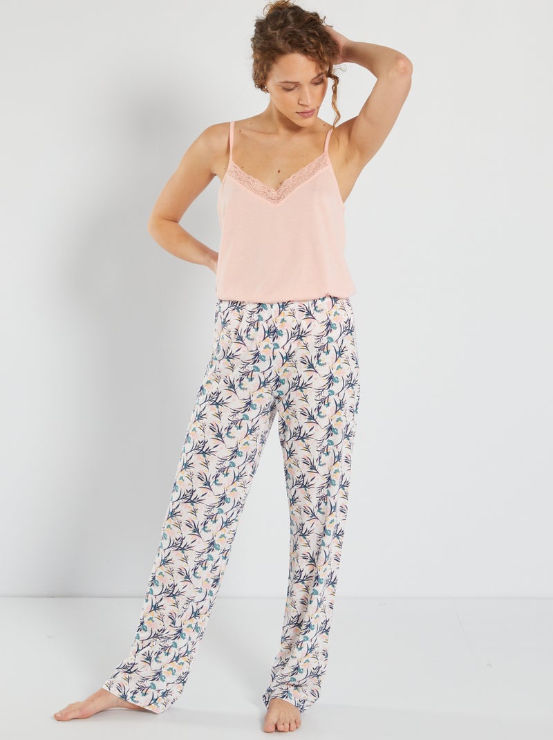 Tweedelige pyjama Beige - Kiabi
