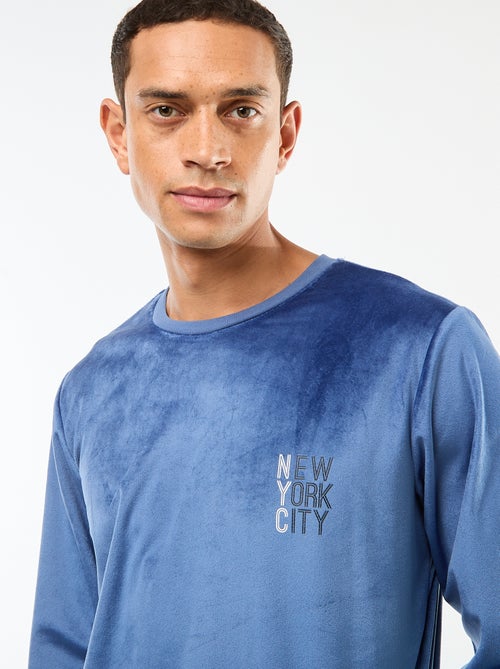 Tweedelige pyjama met New York City-print - Kiabi