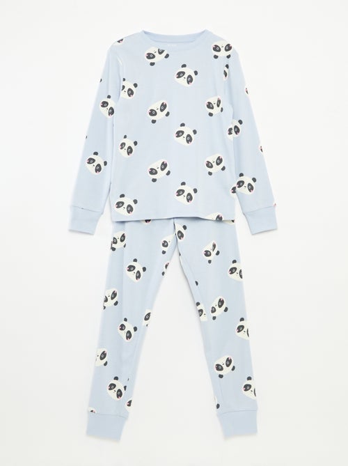 Tweedelige pyjama met T-shirt + broek -  2-delig - Kiabi