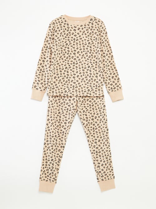 Tweedelige pyjama met T-shirt + broek -  2-delig - Kiabi