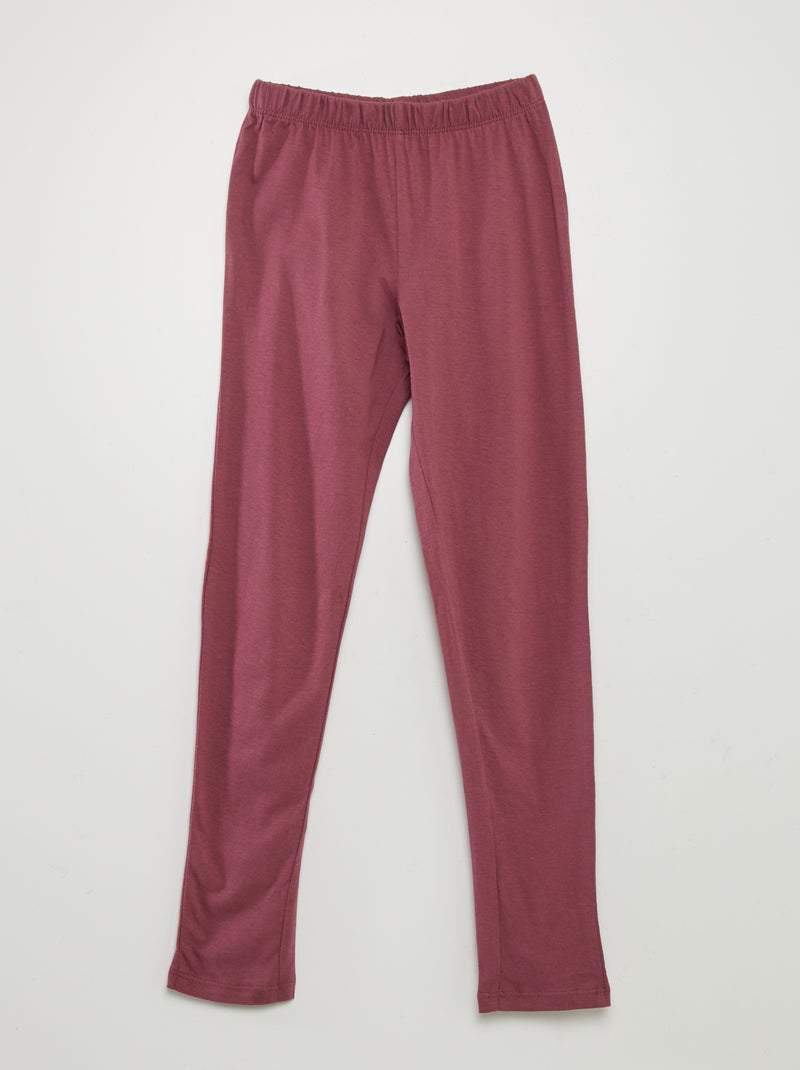 Tweedelige pyjama met T-shirt + broek - 2-delig ROSE - Kiabi