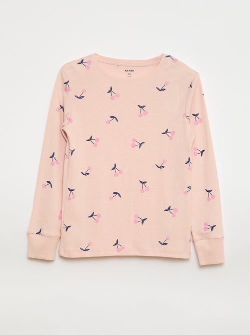 Tweedelige pyjama met T-shirt + broek - 2-delig - Kiabi
