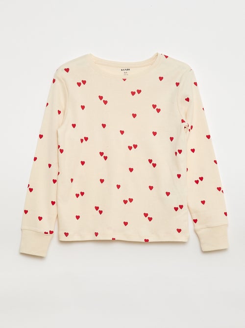 Tweedelige pyjama met T-shirt + broek - 2-delig - Kiabi