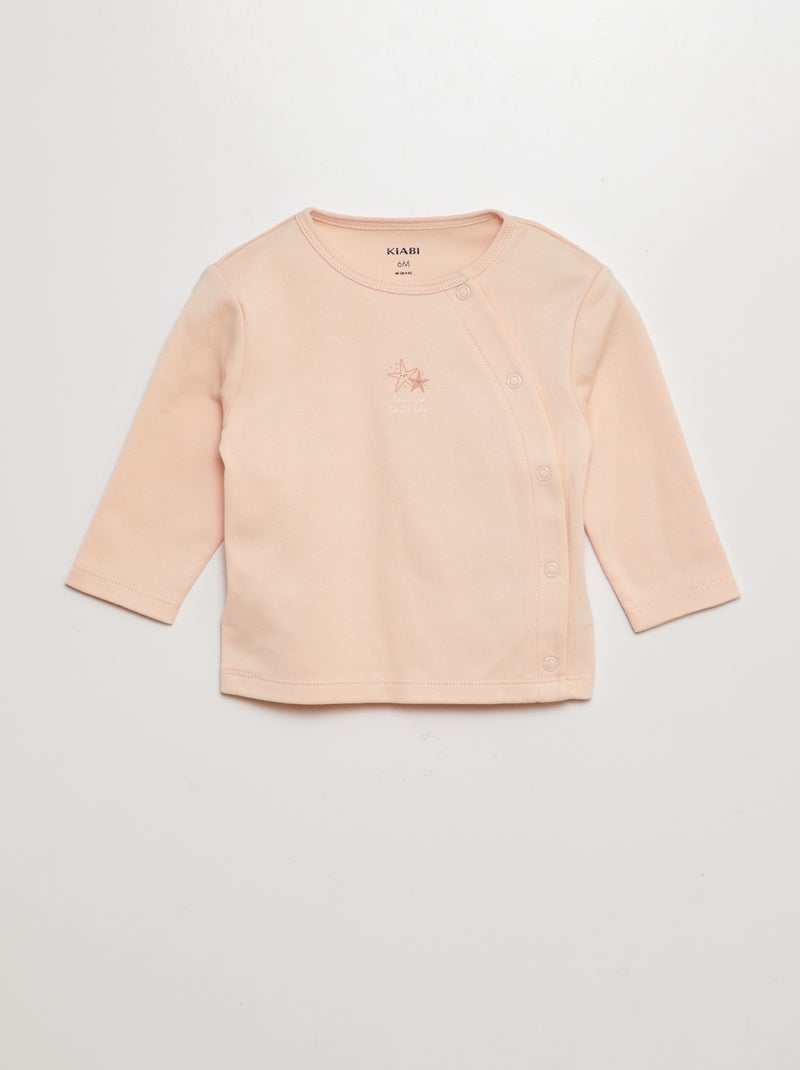 Tweedelige pyjama met T-shirt broek - 2-delig - Wit - Meisje - 6.00