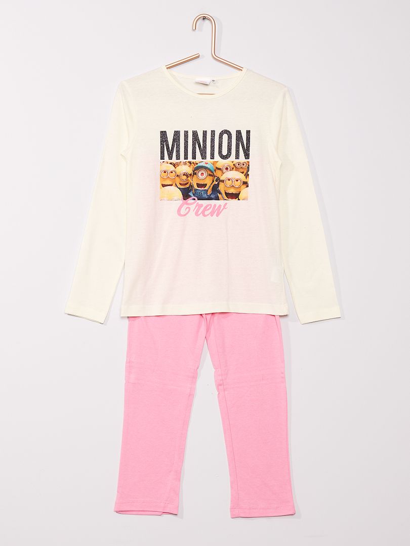 limoen diameter detectie Tweedelige pyjama 'Minions' - beige / roze - Kiabi - 15.00€
