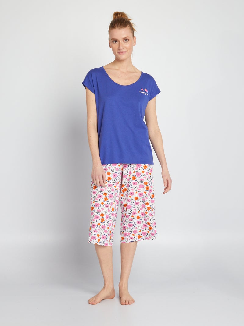 Tweedelige pyjama 'Naf Naf' - 2-delig BLAUW - Kiabi