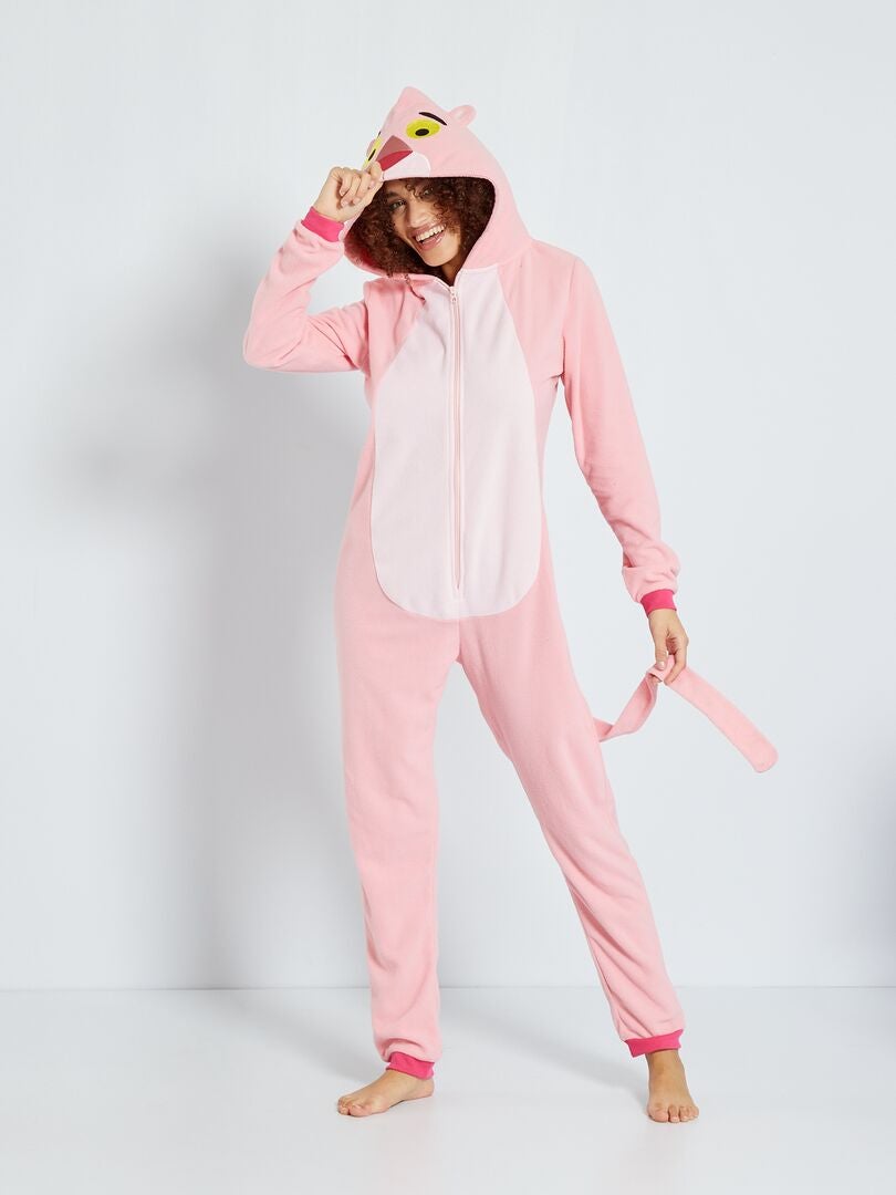 Tweedelige pyjama 'The Pink Panther' roze - Kiabi