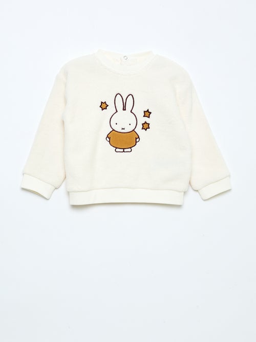 Tweedelige pyjama van fleecestof 'Nijntje' - Kiabi