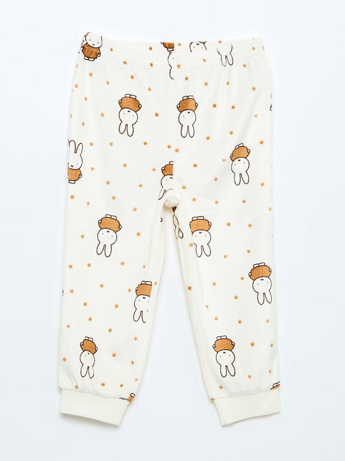 Tweedelige pyjama van fleecestof 'Nijntje' - Kiabi