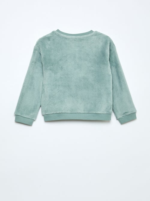 Tweedelige pyjama van fleecestof 'Universal' 'Draak' - Kiabi