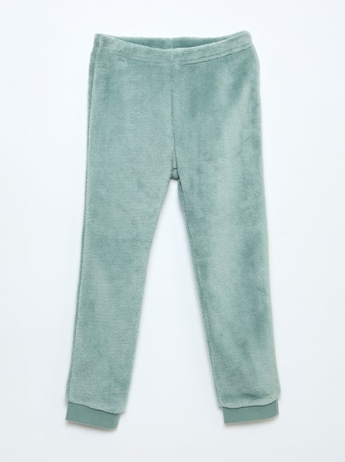 Tweedelige pyjama van fleecestof 'Universal' 'Draak' - Kiabi