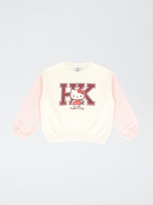 Tweekleurig 'Hello Kitty'-sweatshirt - Kiabi