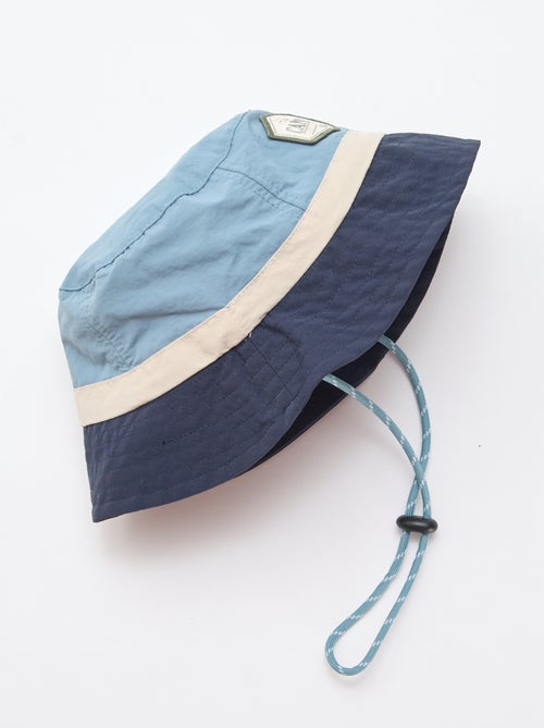 Tweekleurige bucket hat in camperstijl - Kiabi