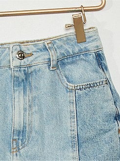 Tweekleurige jeansrok - Kiabi