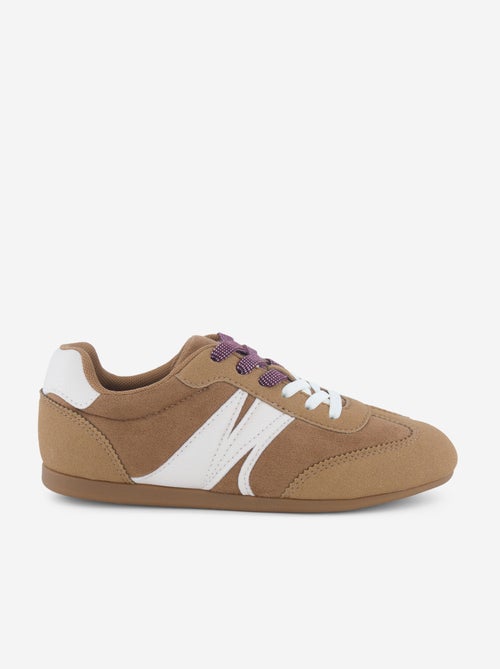 Tweekleurige lage sneakers - Kiabi