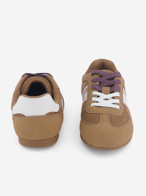 Tweekleurige lage sneakers - Kiabi