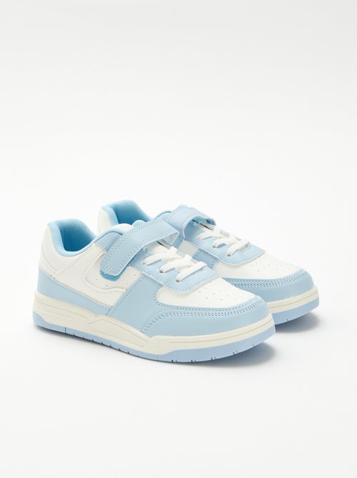 Tweekleurige lage sneakers - Kiabi